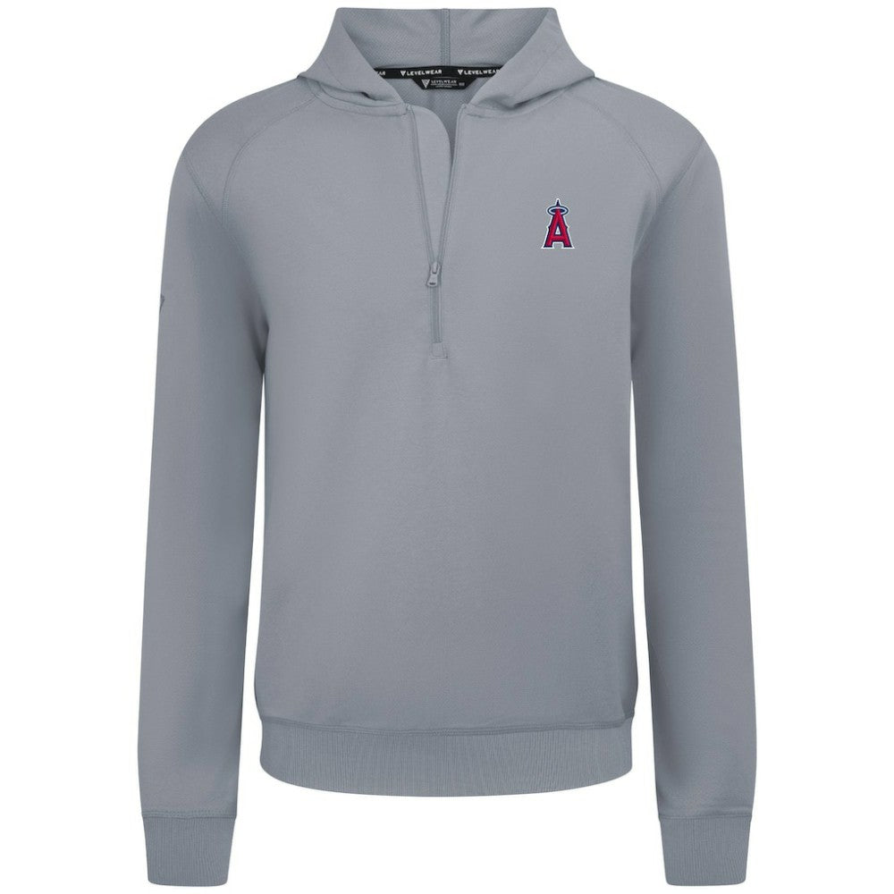 MLB Los Angeles Angels Levelwear Technic Insignia Quarter-Zip Hoodie