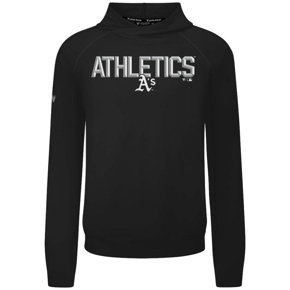 MLB Athletics Levelwear Mandate Carve Tri-Blend Hoodie