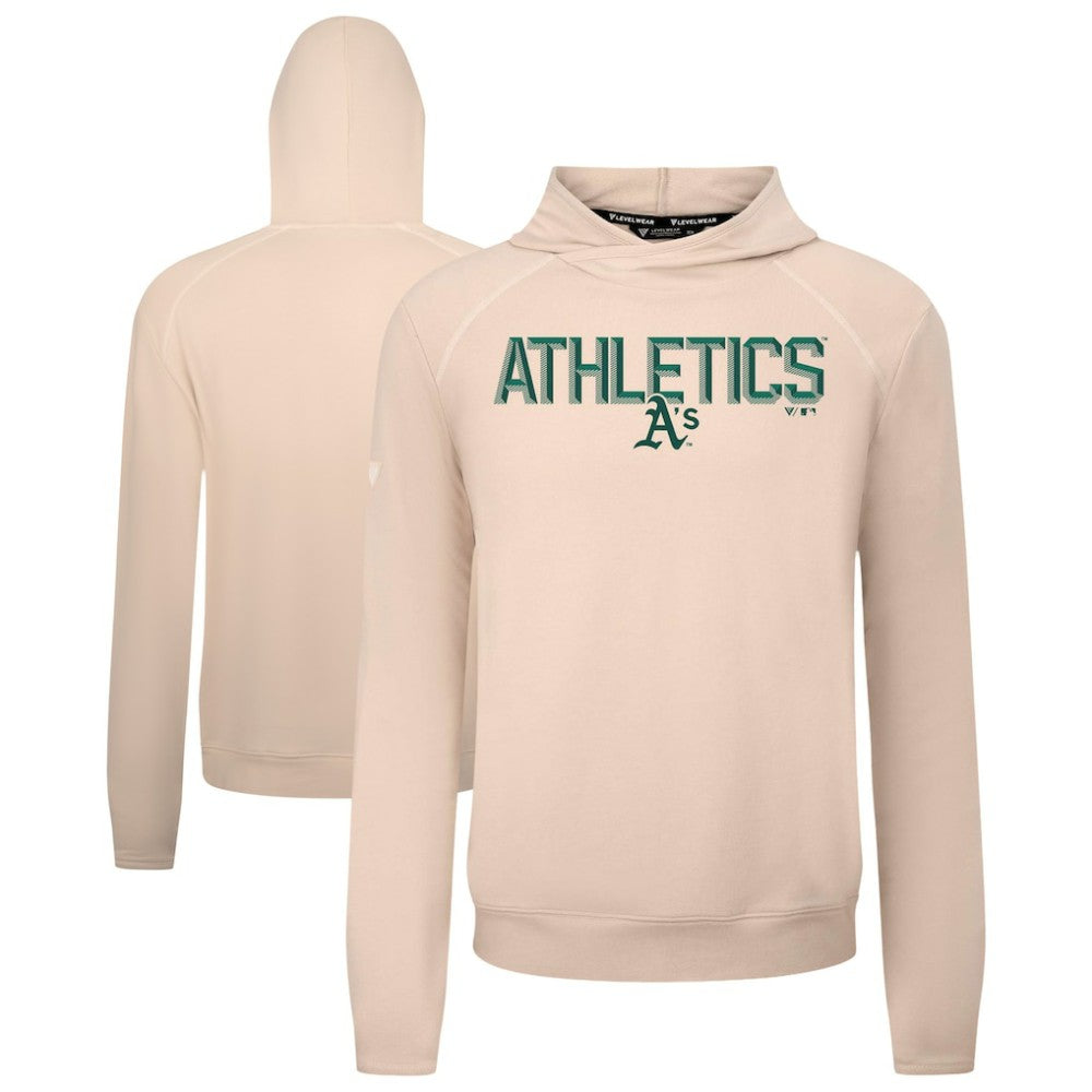 MLB Athletics Levelwear Mandate Carve Tri-Blend Hoodie