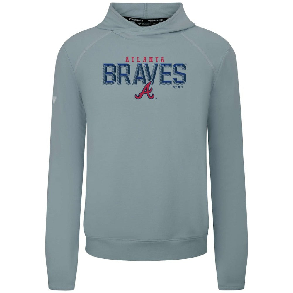 MLB Atlanta Braves Levelwear Mandate Carve Tri-Blend Hoodie
