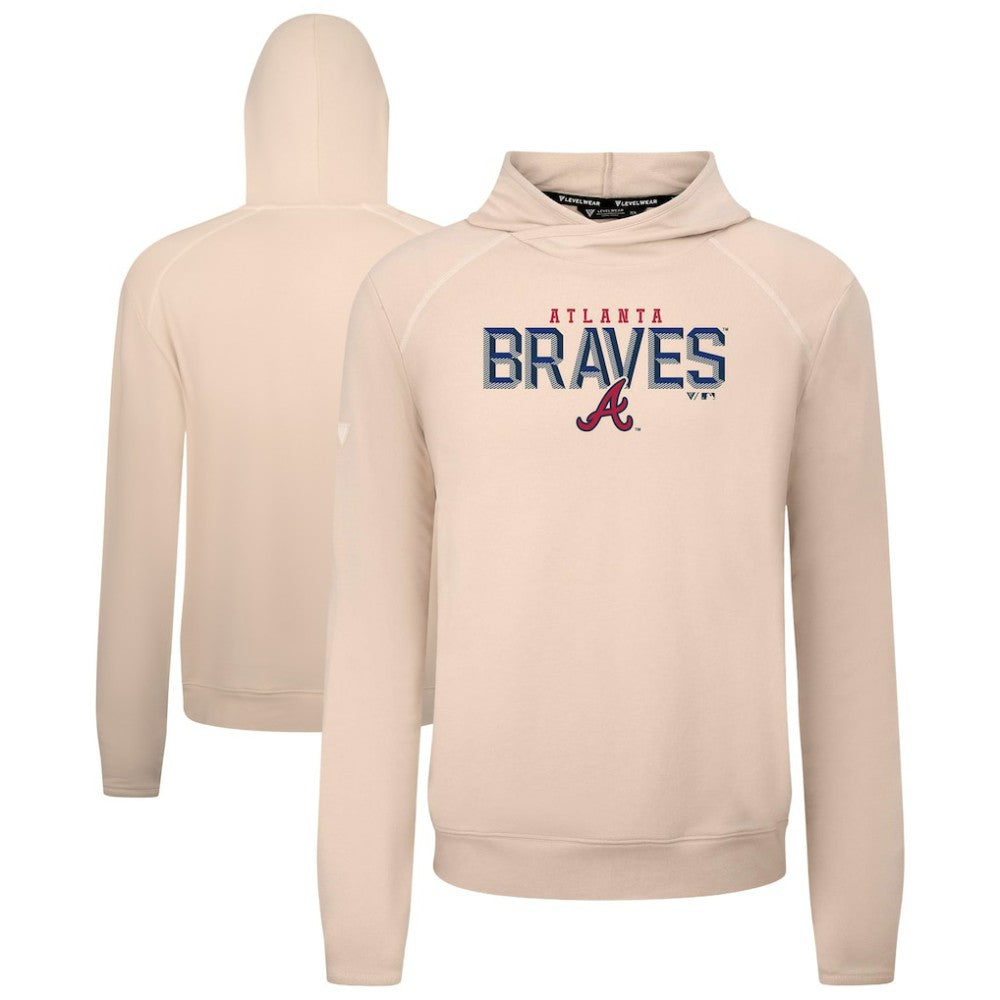 MLB Atlanta Braves Levelwear Mandate Carve Tri-Blend Hoodie
