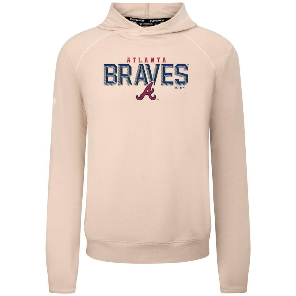 MLB Atlanta Braves Levelwear Mandate Carve Tri-Blend Hoodie