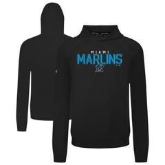 MLB Miami Marlins Levelwear Mandate Carve Tri-Blend Hoodie