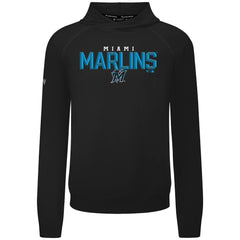 MLB Miami Marlins Levelwear Mandate Carve Tri-Blend Hoodie