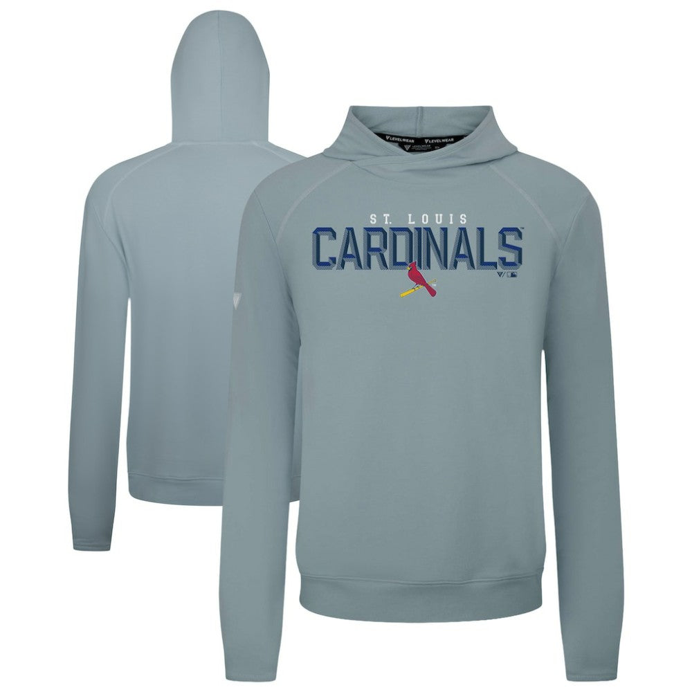 MLB St. Louis Cardinals Levelwear Mandate Carve Tri-Blend Hoodie