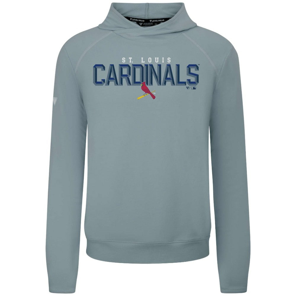 MLB St. Louis Cardinals Levelwear Mandate Carve Tri-Blend Hoodie