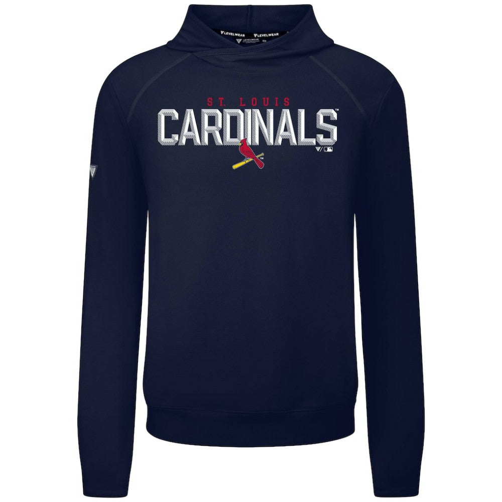 MLB St. Louis Cardinals Levelwear Mandate Carve Tri-Blend Hoodie
