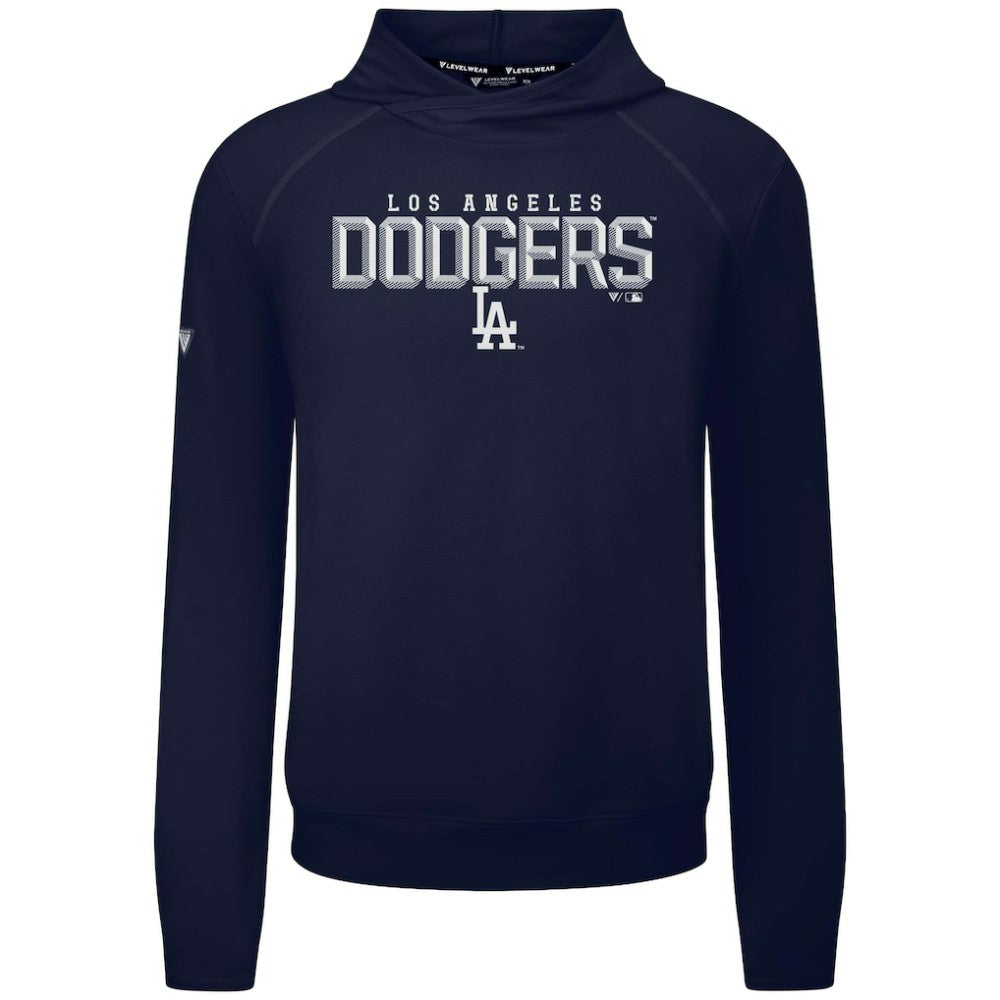 MLB Los Angeles Dodgers Levelwear Mandate Carve Tri-Blend Hoodie