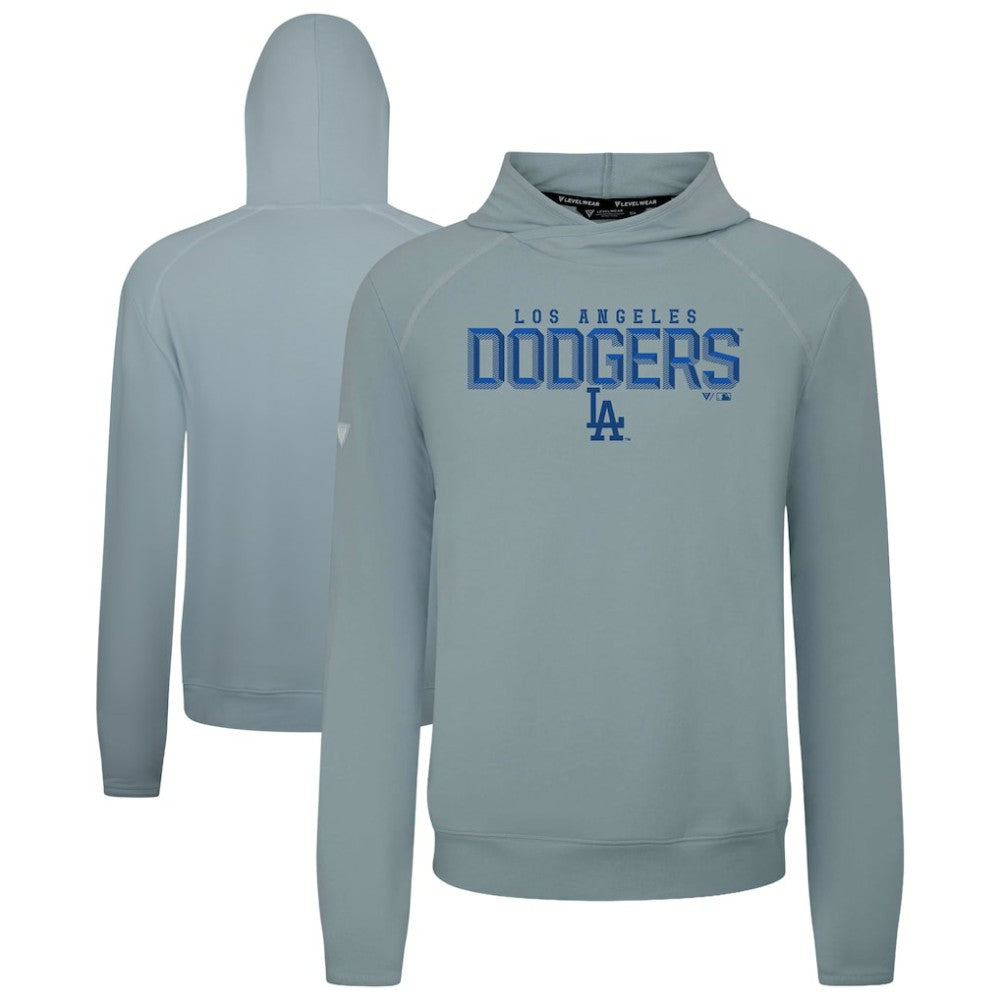 MLB Los Angeles Dodgers Levelwear Mandate Carve Tri-Blend Hoodie