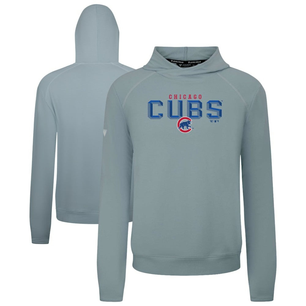 MLB Chicago Cubs Levelwear Mandate Carve Tri-Blend Hoodie