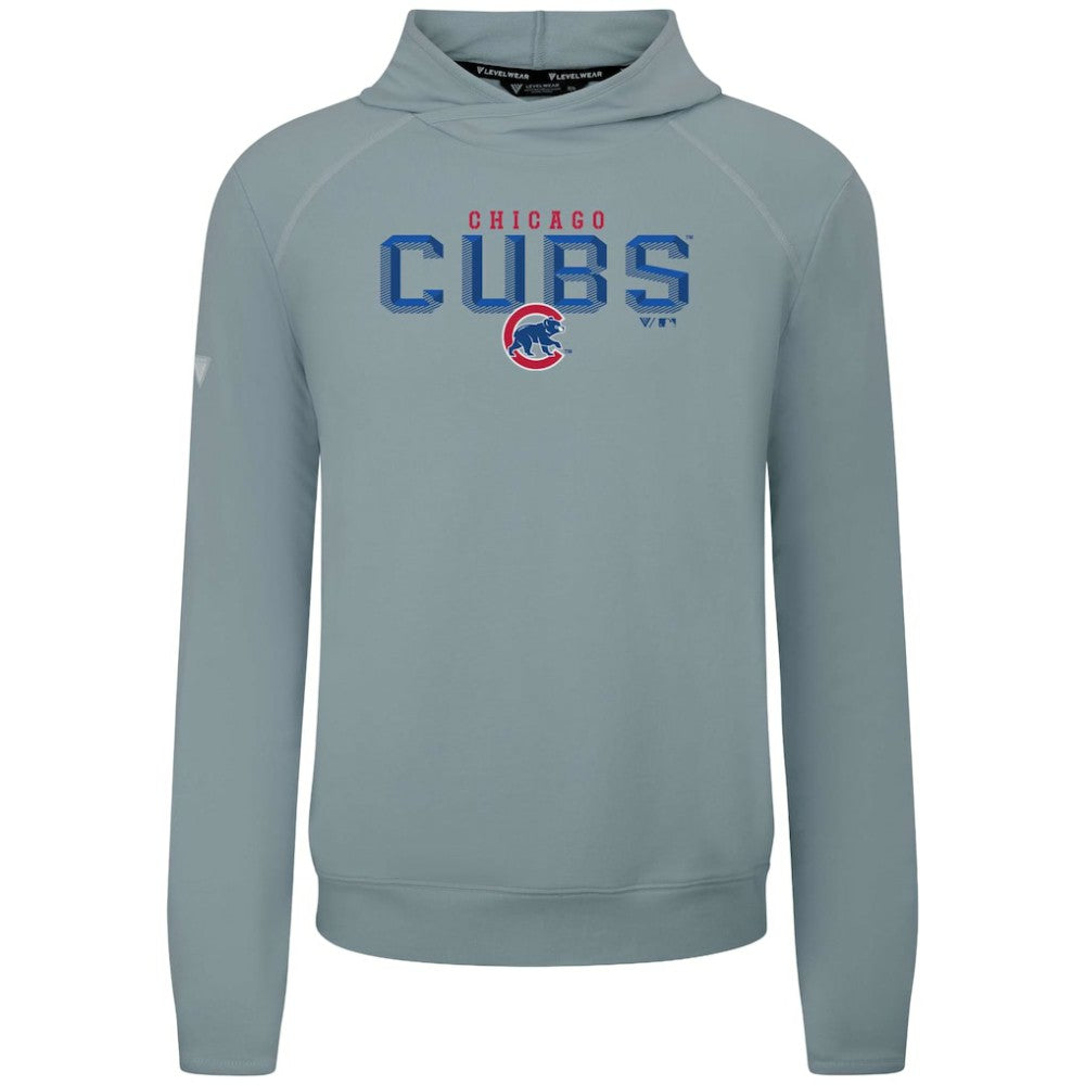 MLB Chicago Cubs Levelwear Mandate Carve Tri-Blend Hoodie