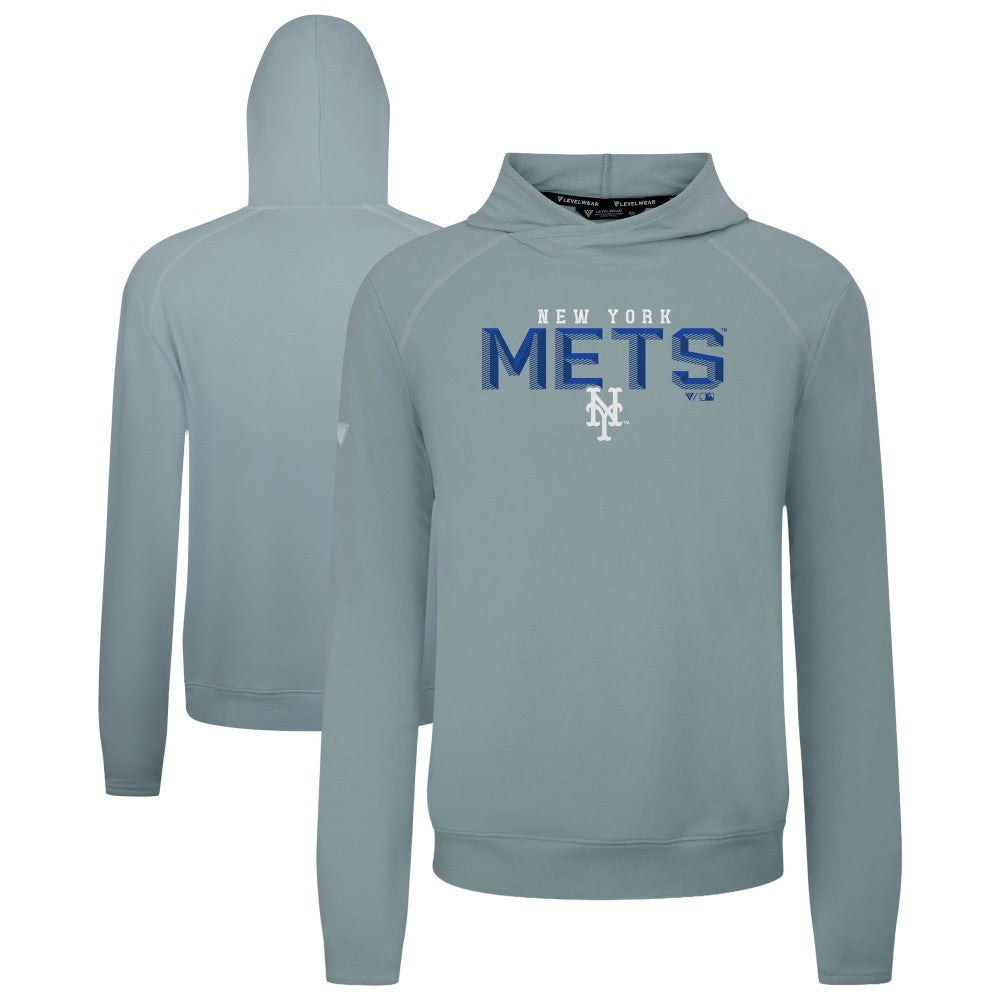 MLB New York Mets Levelwear Mandate Carve Tri-Blend Hoodie