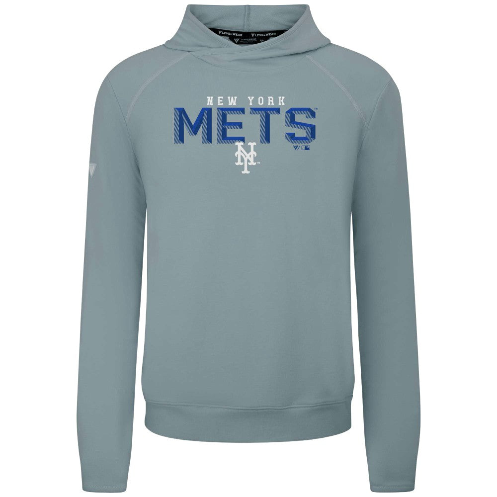 MLB New York Mets Levelwear Mandate Carve Tri-Blend Hoodie