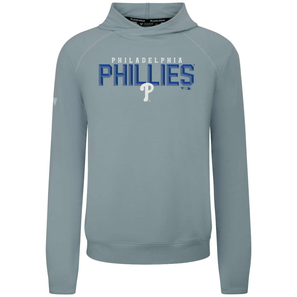 MLB Philadelphia Phillies Levelwear Mandate Carve Tri-Blend Hoodie