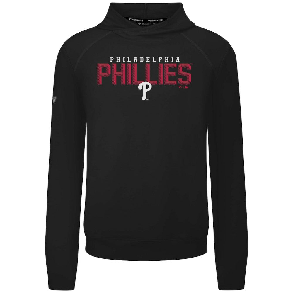 MLB Philadelphia Phillies Levelwear Mandate Carve Tri-Blend Hoodie