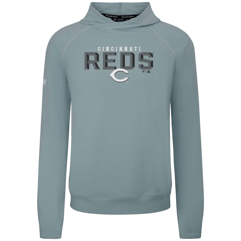 MLB Cincinnati Reds Levelwear Mandate Carve Tri-Blend Hoodie