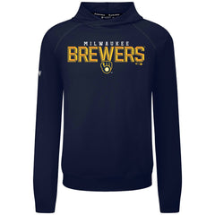 MLB Milwaukee Brewers Levelwear Mandate Carve Tri-Blend Hoodie
