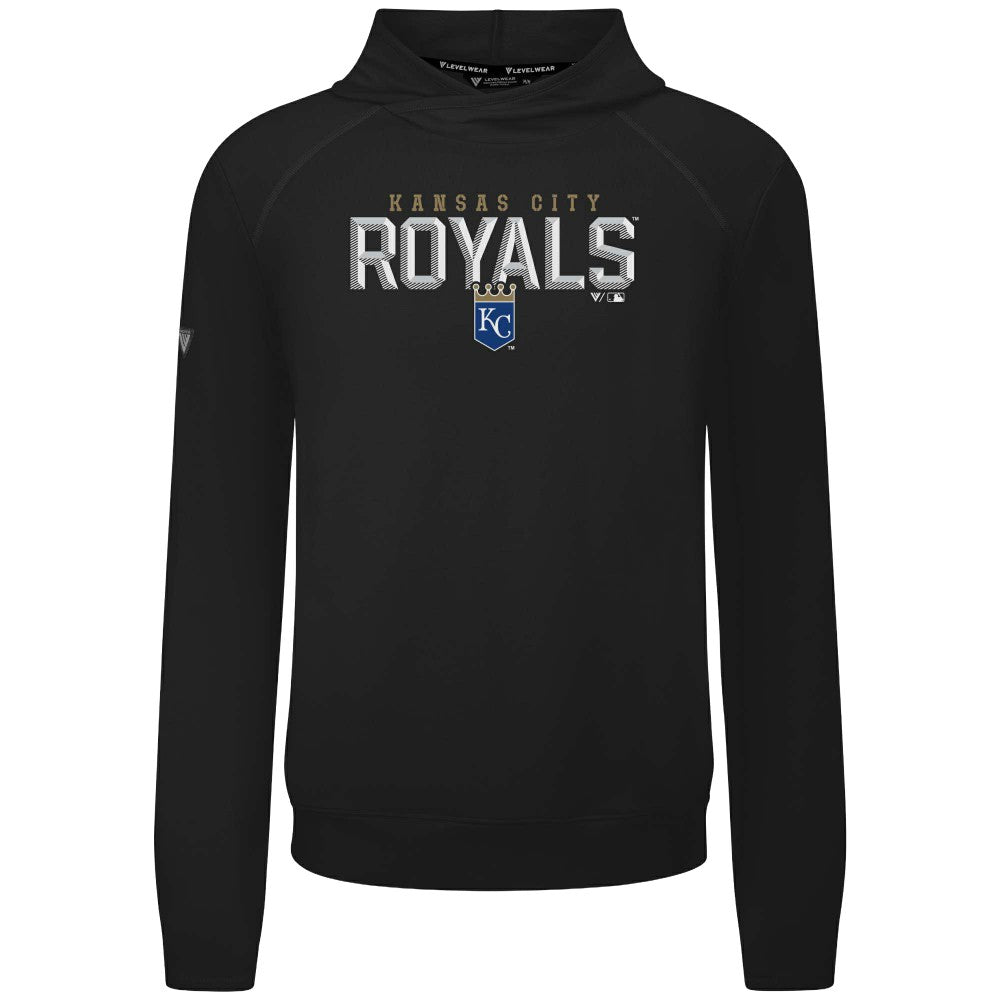 MLB Kansas City Royals Levelwear Mandate Carve Tri-Blend Hoodie