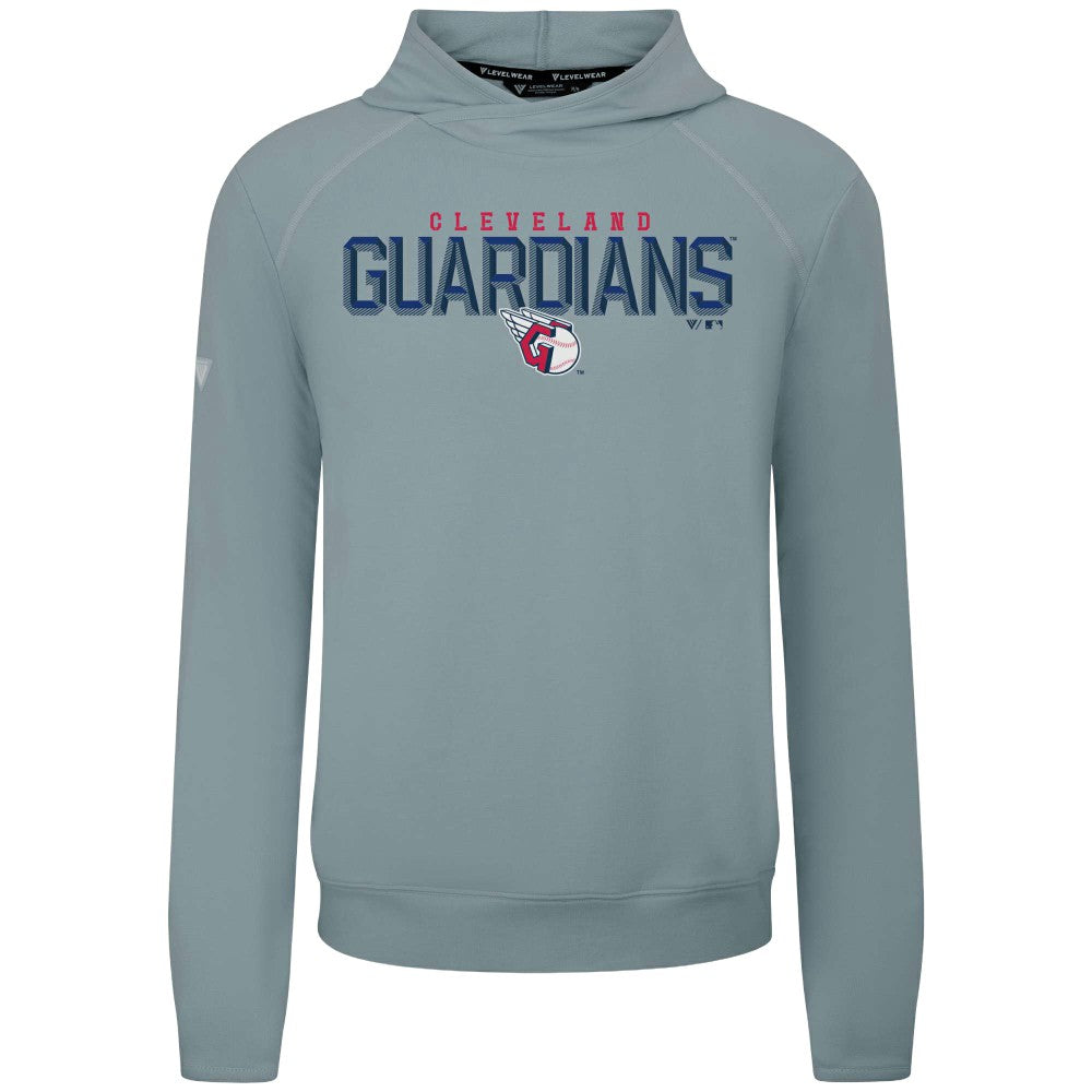 MLB Cleveland Guardians Levelwear Mandate Carve Tri-Blend Hoodie
