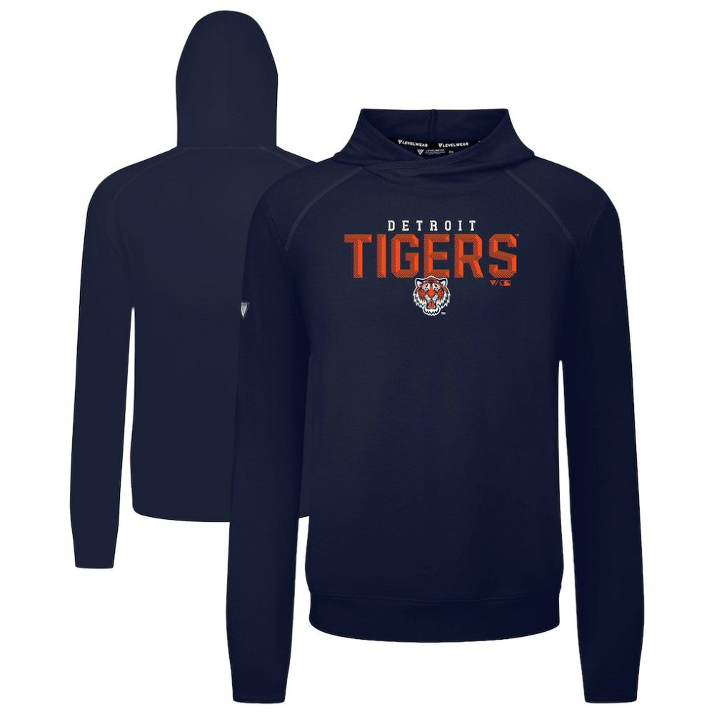 MLB Detroit Tigers Levelwear Mandate Carve Tri-Blend Hoodie