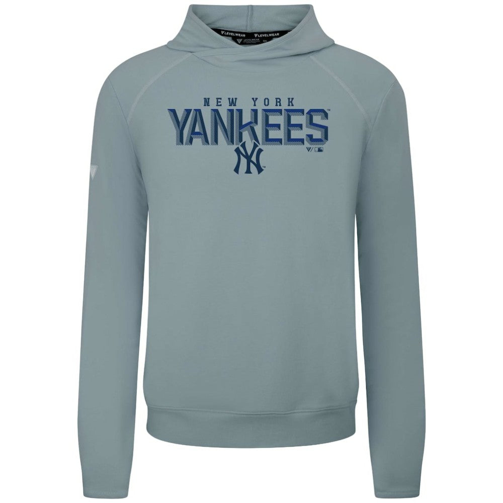 MLB New York Yankees Levelwear Mandate Carve Tri-Blend Hoodie