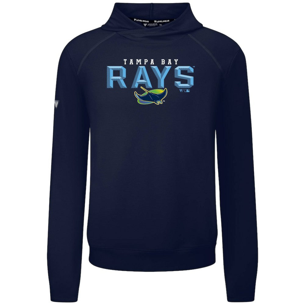 MLB Tampa Bay Rays Levelwear Mandate Carve Tri-Blend Hoodie