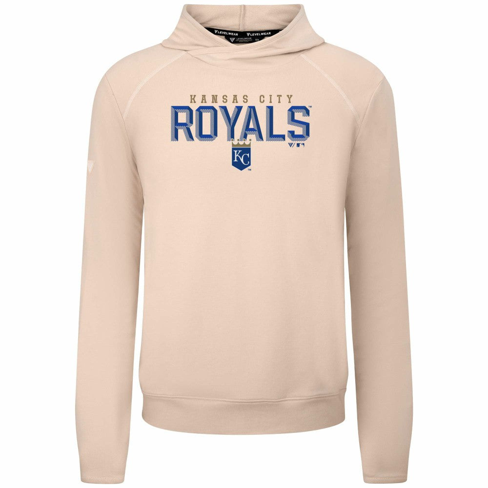 MLB Kansas City Royals Levelwear Mandate Carve Tri-Blend Hoodie