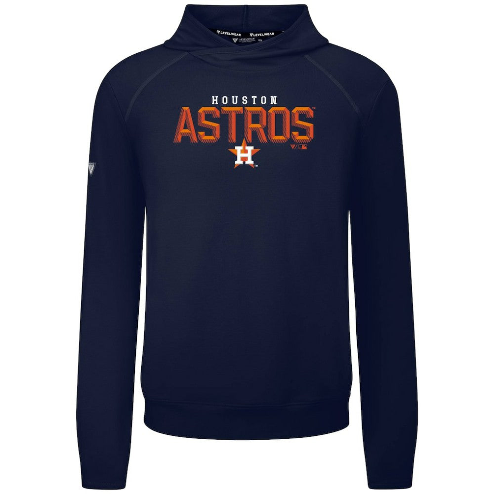 MLB Houston Astros Levelwear Mandate Carve Tri-Blend Hoodie
