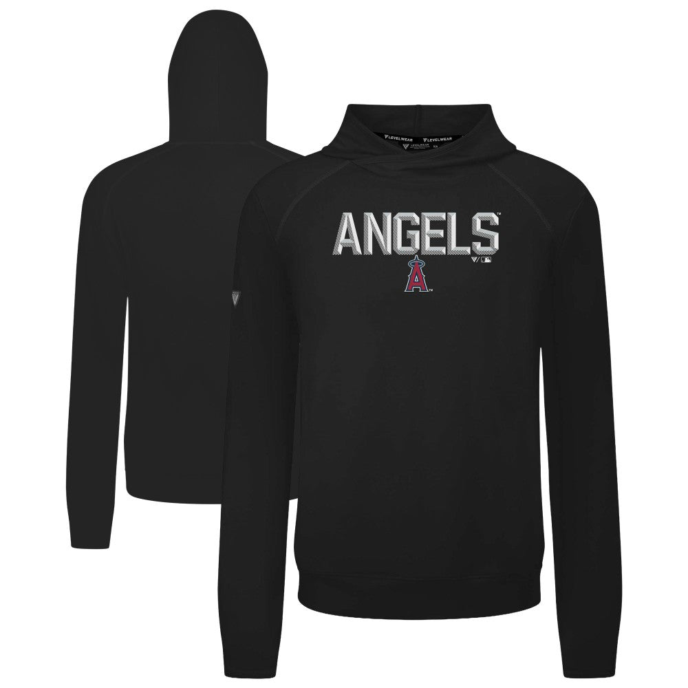 MLB Los Angeles Angels Levelwear Mandate Carve Tri-Blend Hoodie