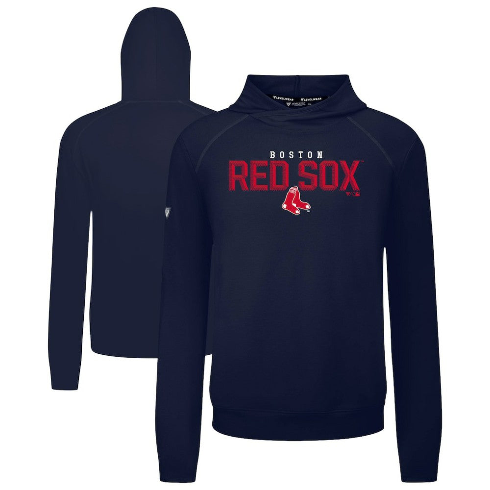 MLB Boston Red Sox Levelwear Mandate Carve Tri-Blend Hoodie