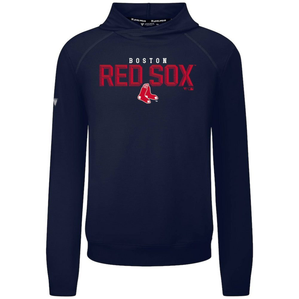 MLB Boston Red Sox Levelwear Mandate Carve Tri-Blend Hoodie