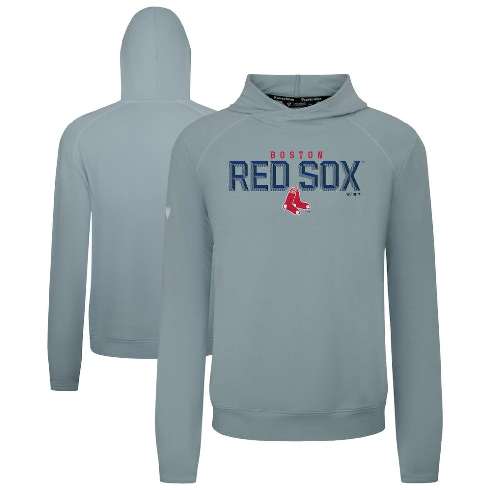 MLB Boston Red Sox Levelwear Mandate Carve Tri-Blend Hoodie
