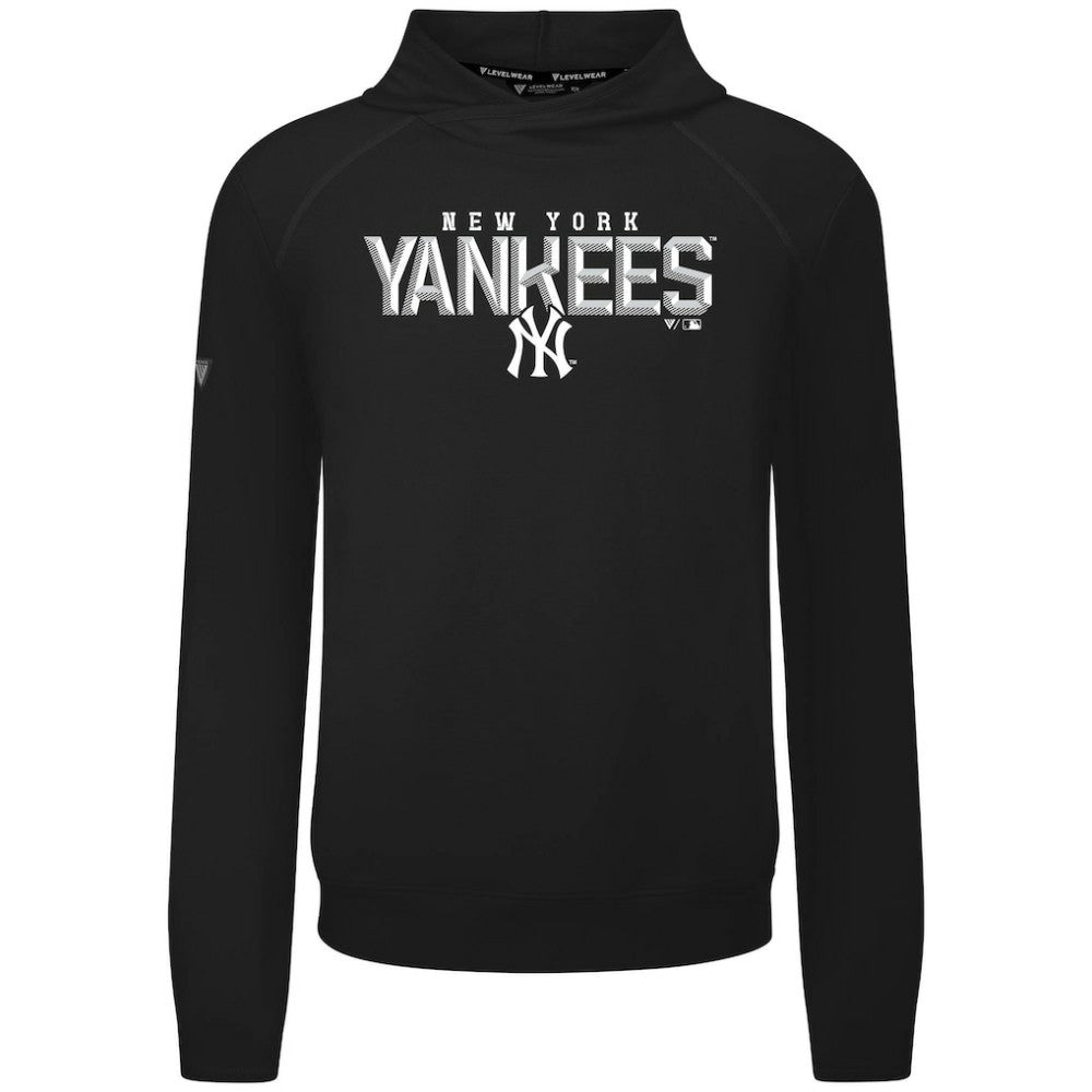 MLB New York Yankees Levelwear Mandate Carve Tri-Blend Hoodie