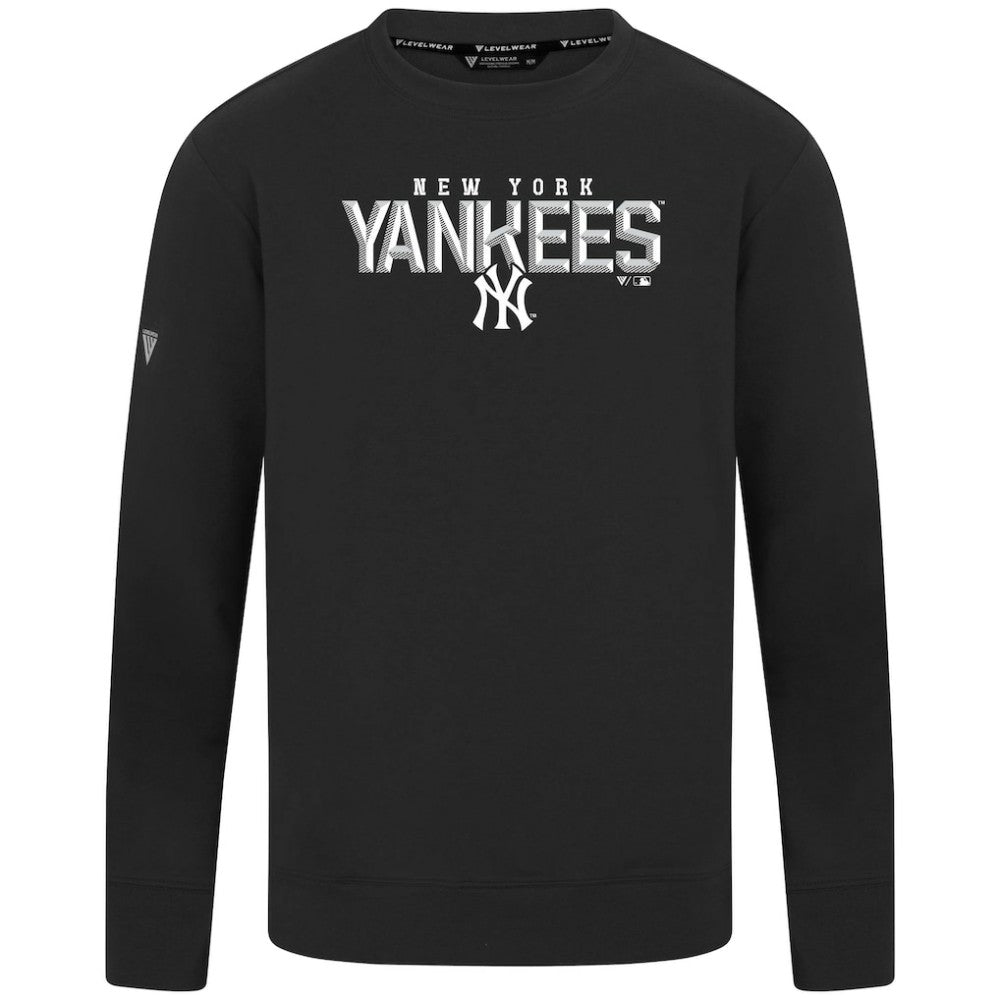 MLB New York Yankees Levelwear Mandate Carve Tri-Blend Sweatshirt