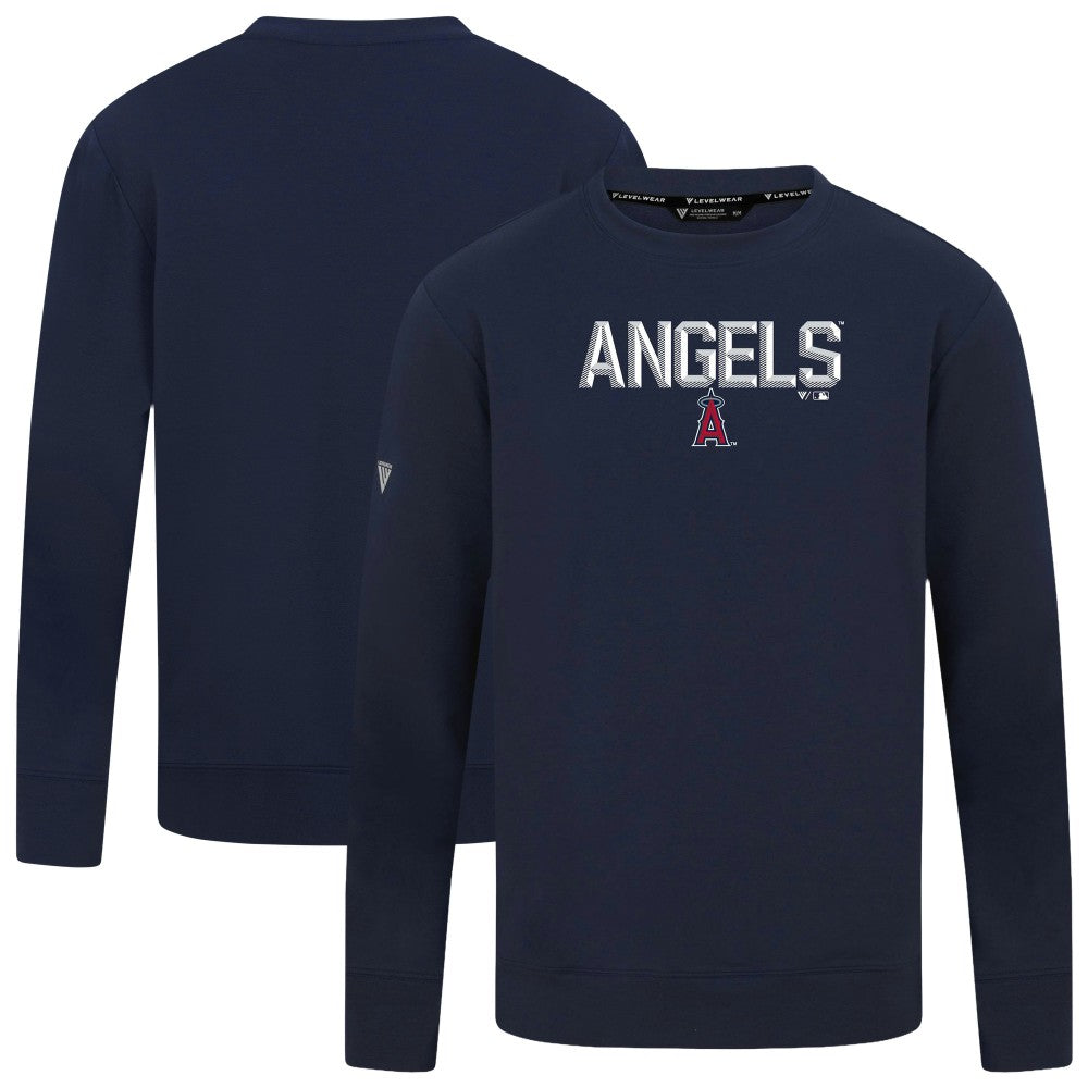 MLB Los Angeles Angels Levelwear Mandate Carve Tri-Blend Sweatshirt