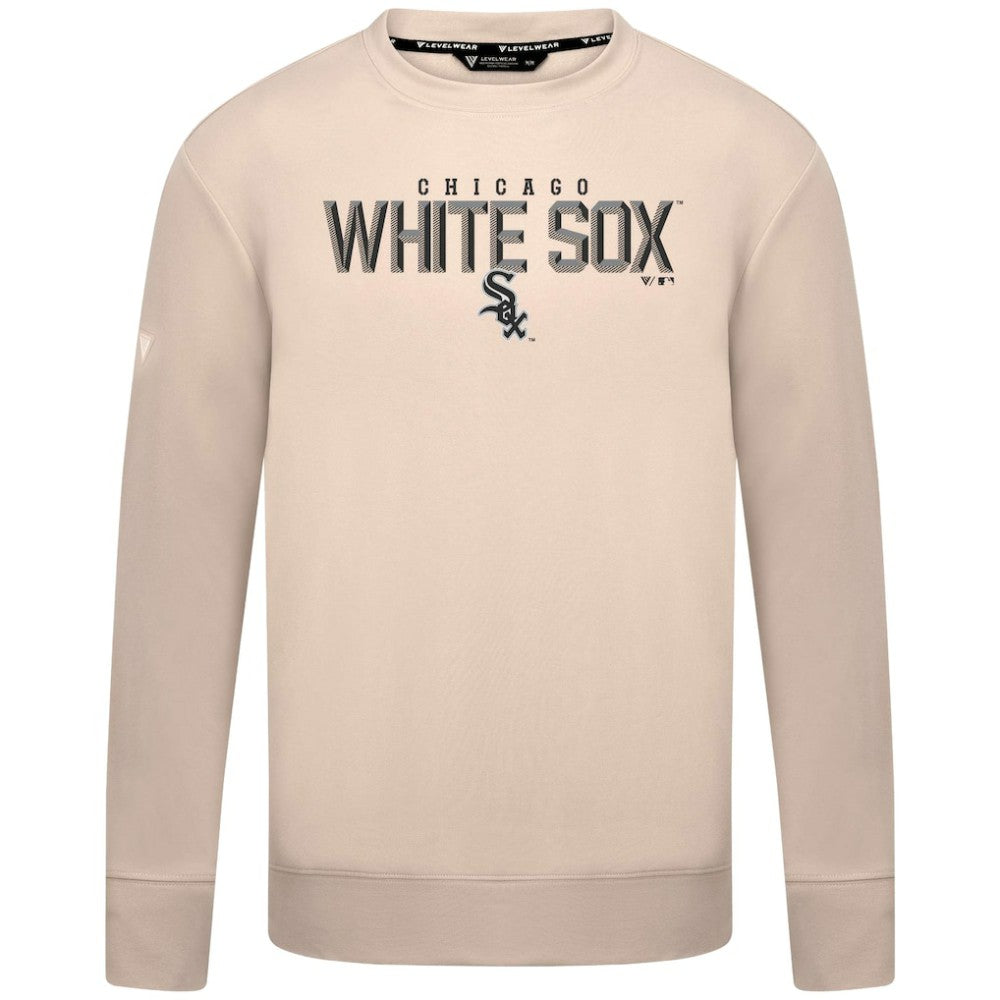 MLB Chicago White Sox Levelwear Mandate Carve Tri-Blend Sweatshirt