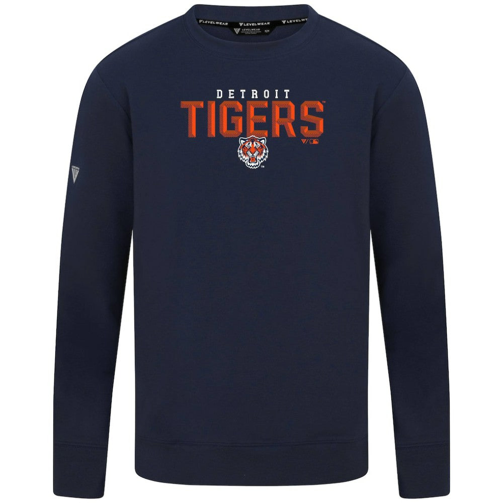MLB Detroit Tigers Levelwear Mandate Carve Tri-Blend Sweatshirt
