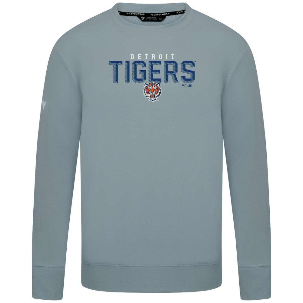 MLB Detroit Tigers Levelwear Mandate Carve Tri-Blend Sweatshirt