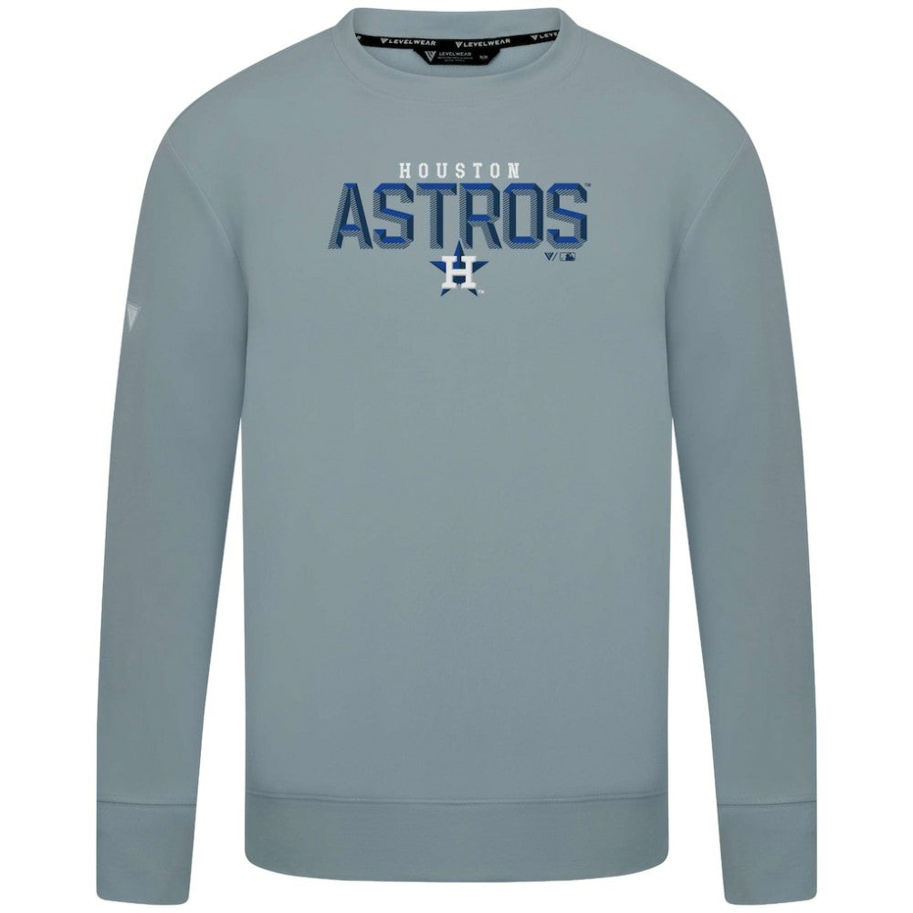 MLB Houston Astros Levelwear Mandate Carve Tri-Blend Sweatshirt