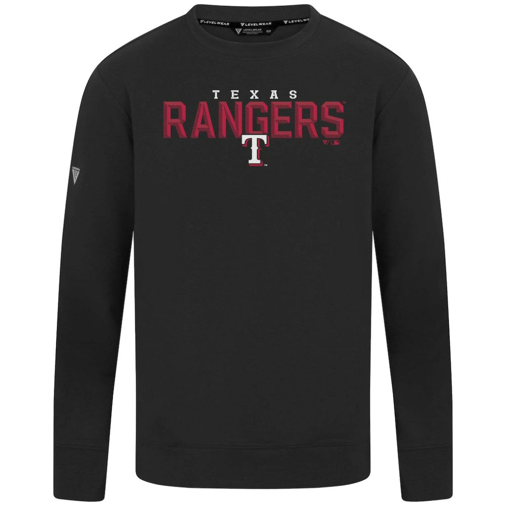 MLB Texas Rangers Levelwear Mandate Carve Tri-Blend Sweatshirt