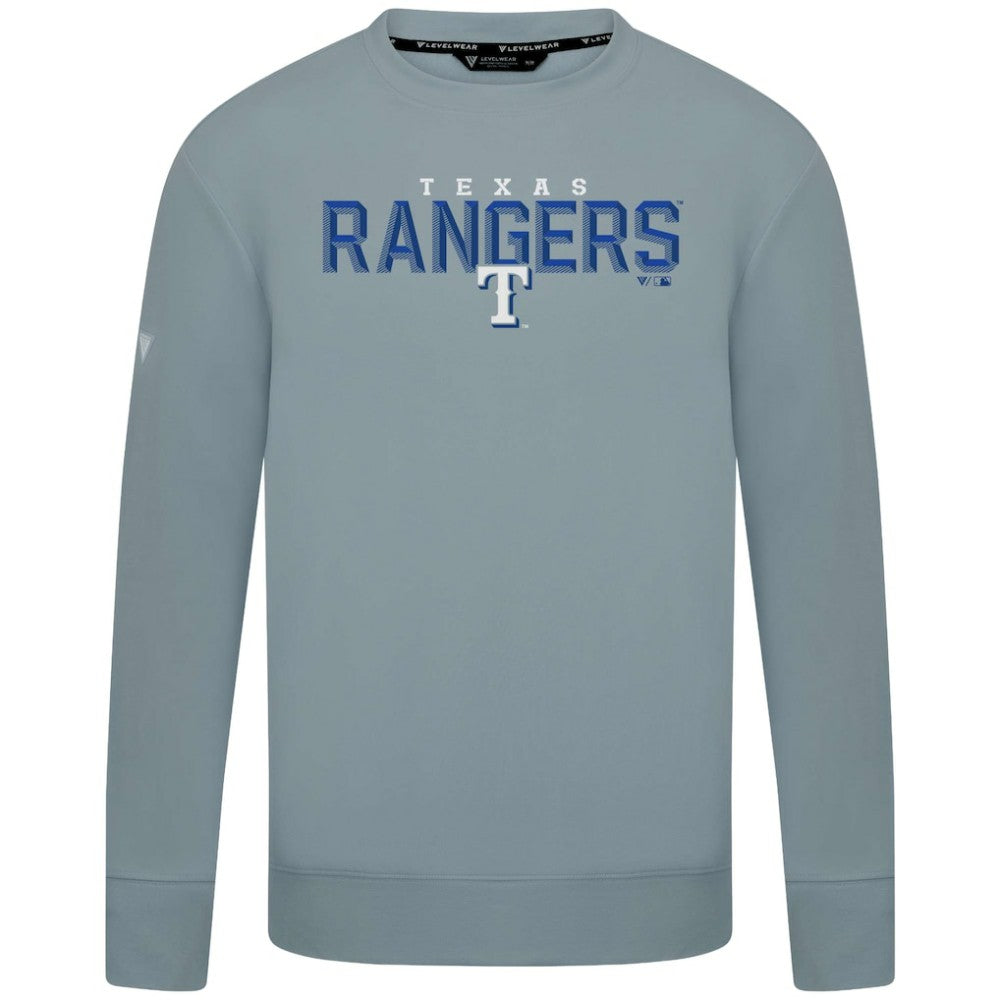 MLB Texas Rangers Levelwear Mandate Carve Tri-Blend Sweatshirt