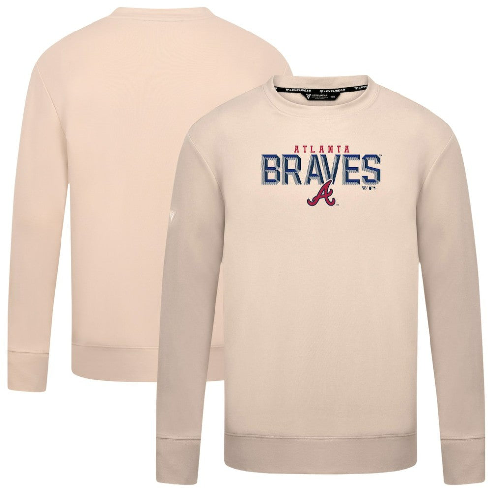 MLB Atlanta Braves Levelwear Mandate Carve Tri-Blend Sweatshirt