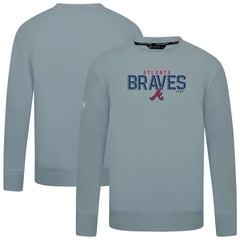 MLB Atlanta Braves Levelwear Mandate Carve Tri-Blend Sweatshirt