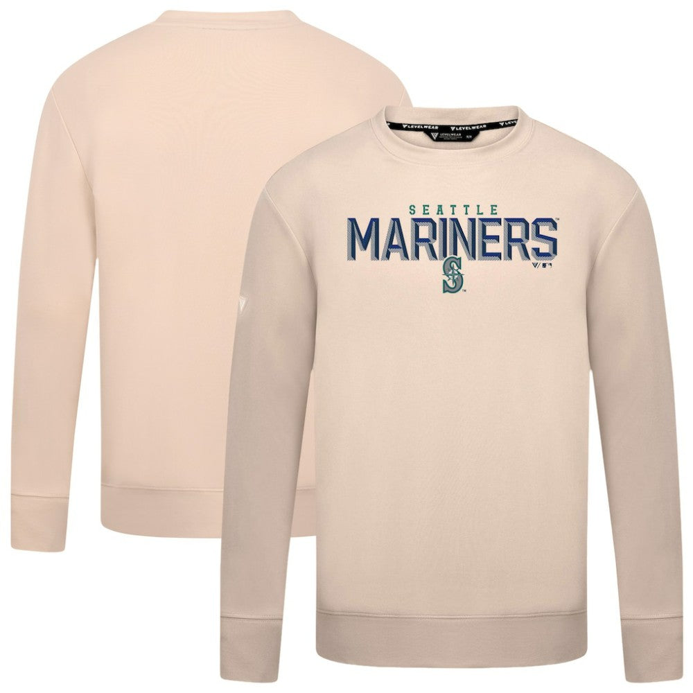 MLB Seattle Mariners Levelwear Mandate Carve Tri-Blend Sweatshirt