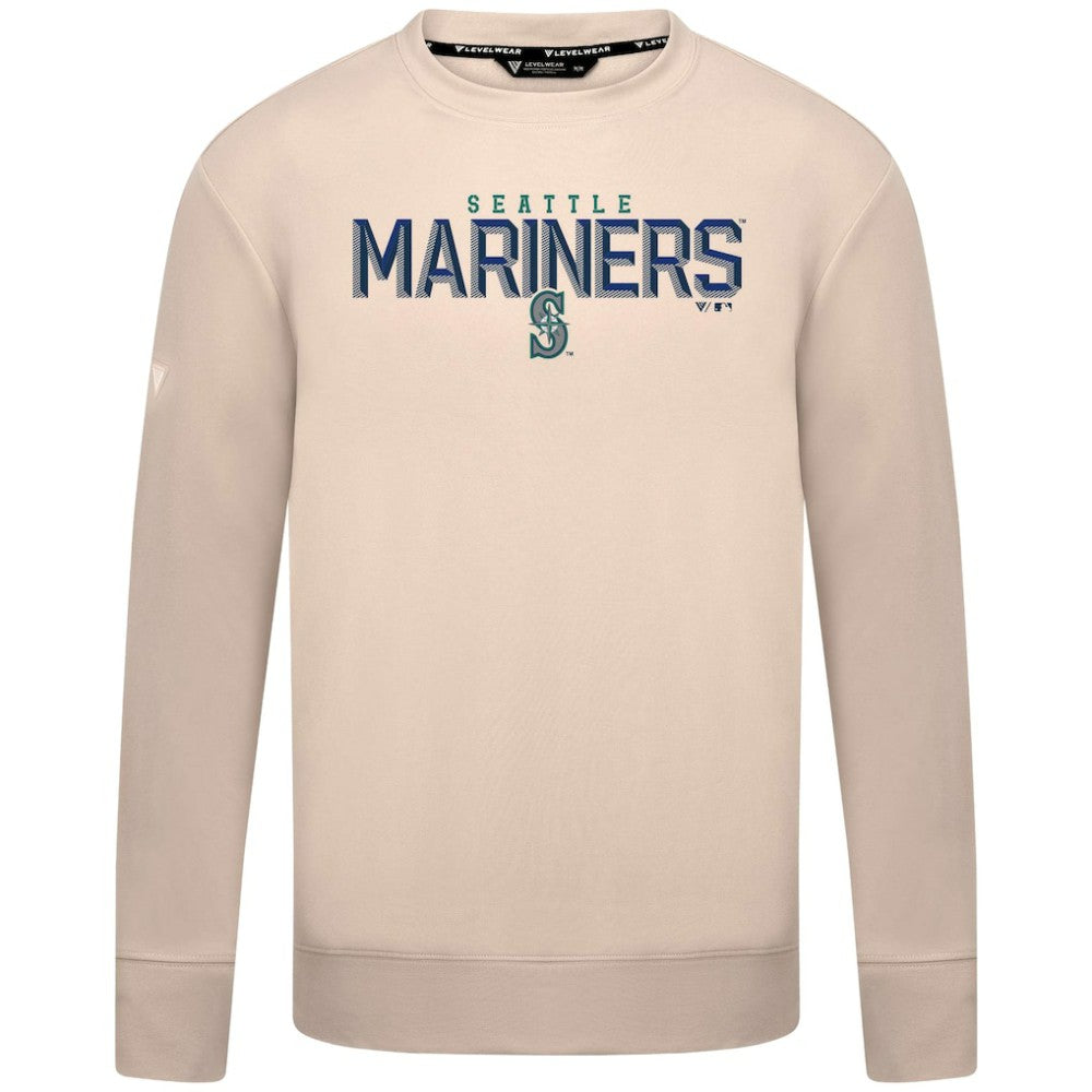 MLB Seattle Mariners Levelwear Mandate Carve Tri-Blend Sweatshirt