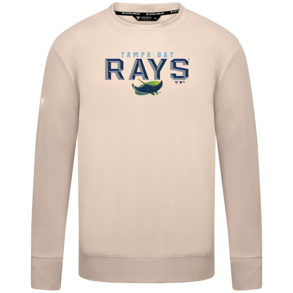 MLB Tampa Bay Rays Levelwear Mandate Carve Tri-Blend Sweatshirt