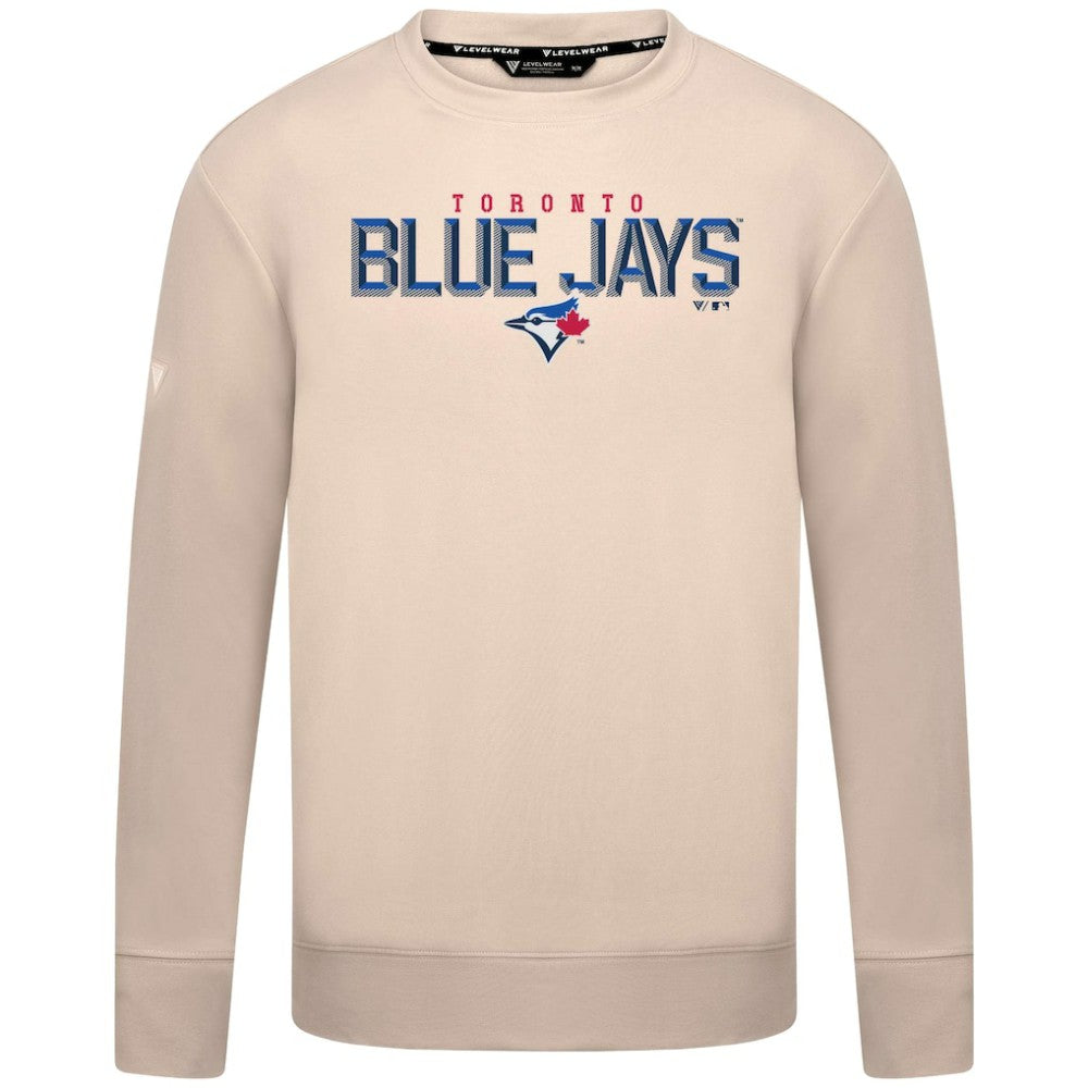 MLB Toronto Blue Jays Levelwear Mandate Carve Tri-Blend Sweatshirt