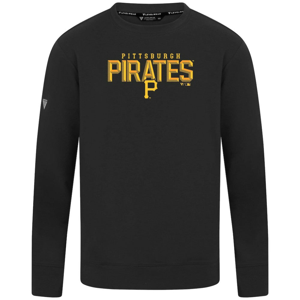 MLB Pittsburgh Pirates Levelwear Mandate Carve Tri-Blend Sweatshirt