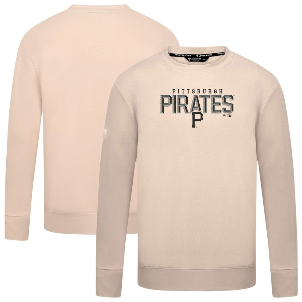 MLB Pittsburgh Pirates Levelwear Mandate Carve Tri-Blend Sweatshirt