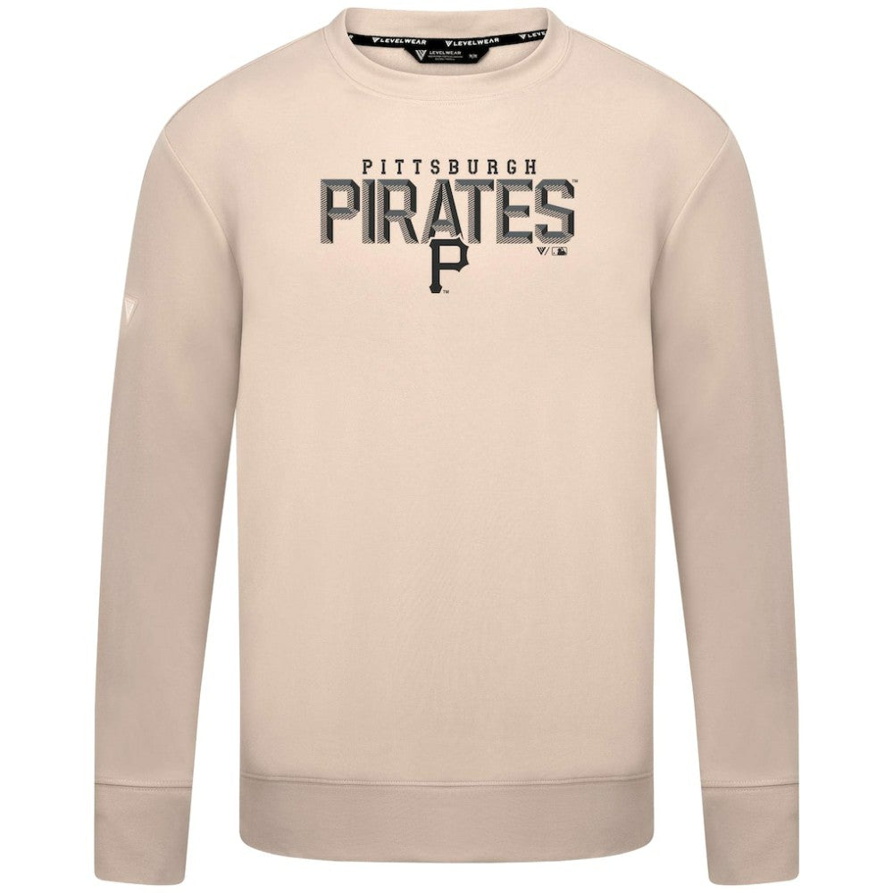 MLB Pittsburgh Pirates Levelwear Mandate Carve Tri-Blend Sweatshirt